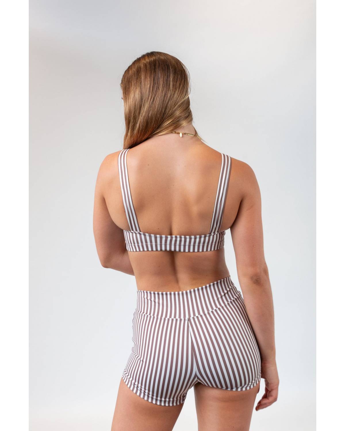 Gidget Top Cinnamon in Recycled Nylon Back