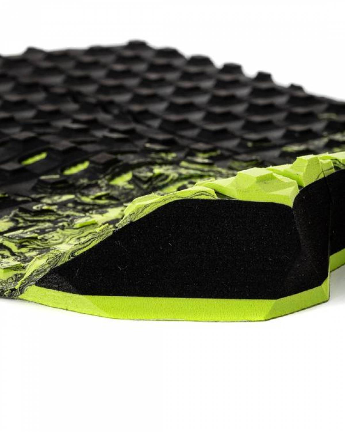 Mick Fanning  Tail Pad - Black Fade Lime