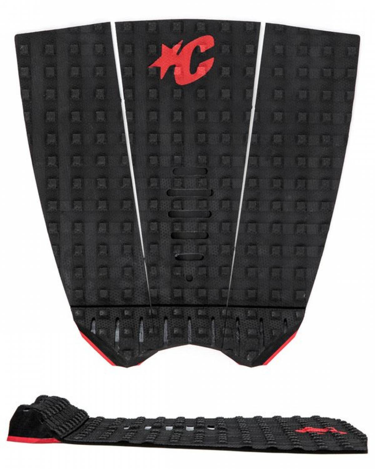 Mick Fanning Lite Tail Pad - Black Red