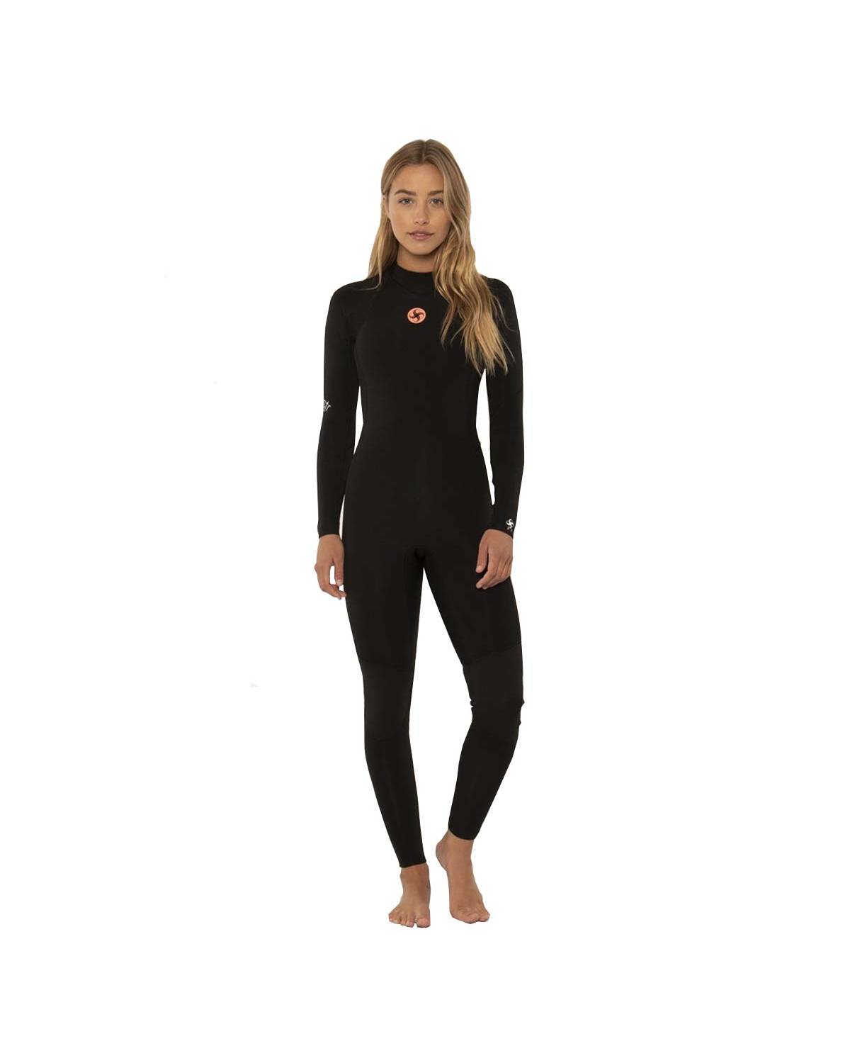 7 Seas 4/3 Back Zip Full - Black Wetsuit