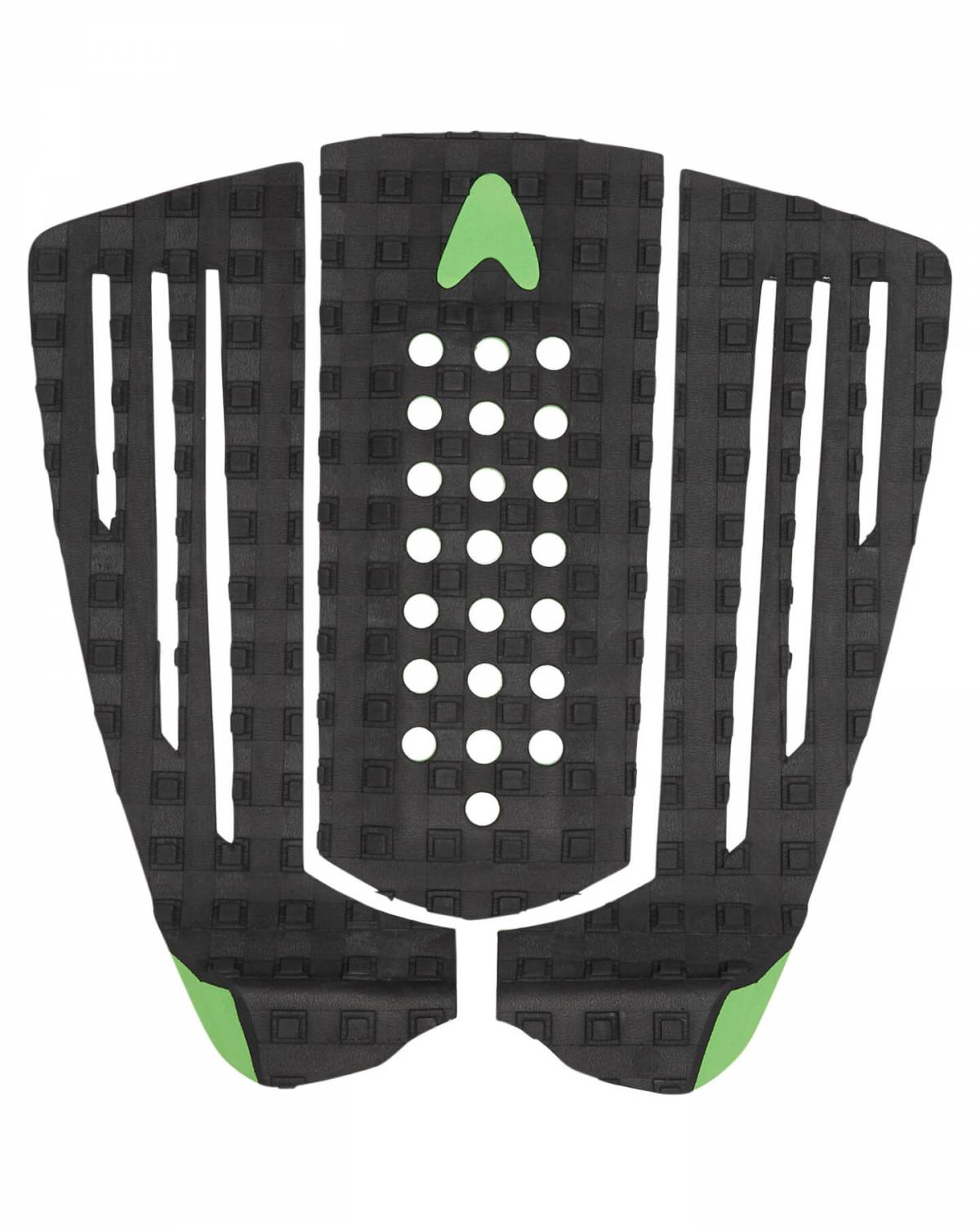 AstroDeck Gudauskas Black/Green Surfboard Traction Tail Pad