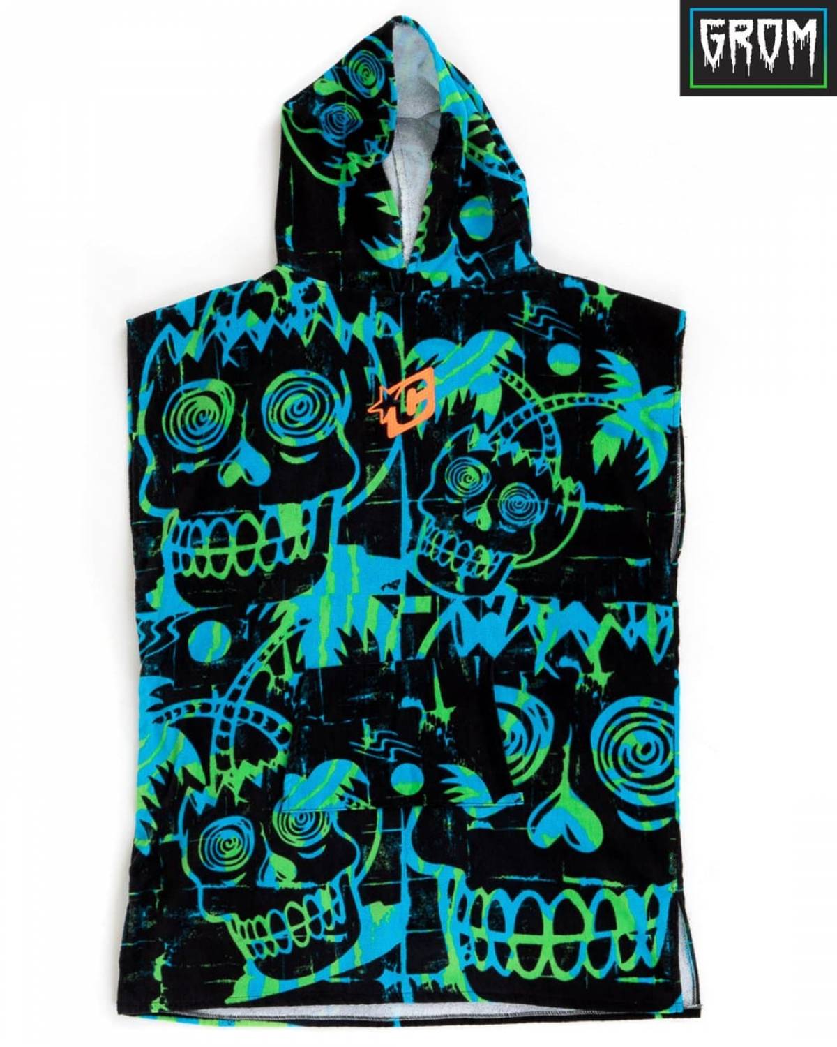 Creatures of Leisure Grom Poncho - Gyan Green