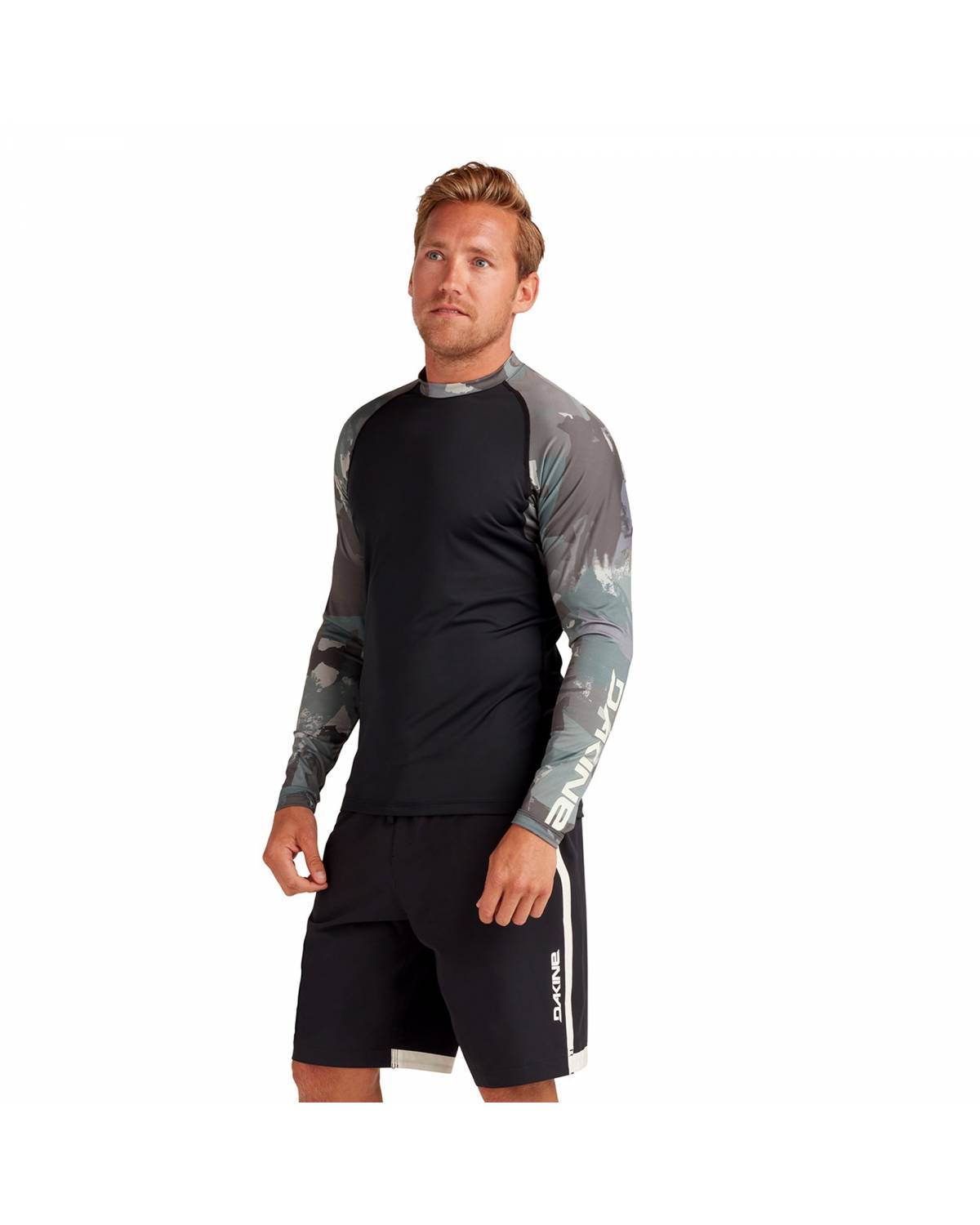 HD Snug Fit Long Sleeve Rashguard Crew - Apex Camo Small 