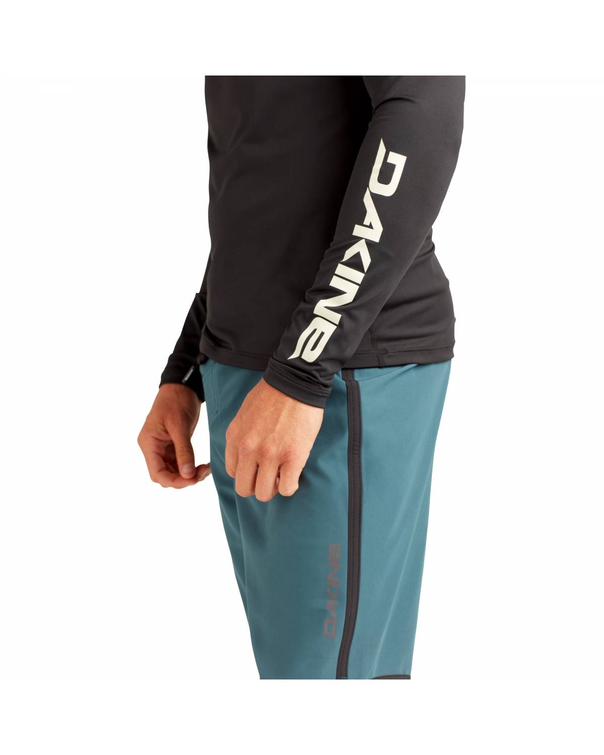 HD Snug Fit Long Sleeve Rashguard Crew - Black 