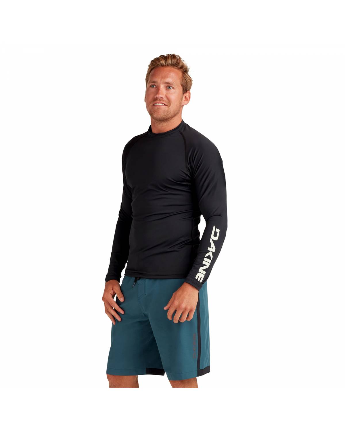 HD Snug Fit Long Sleeve Rashguard Crew - Black 