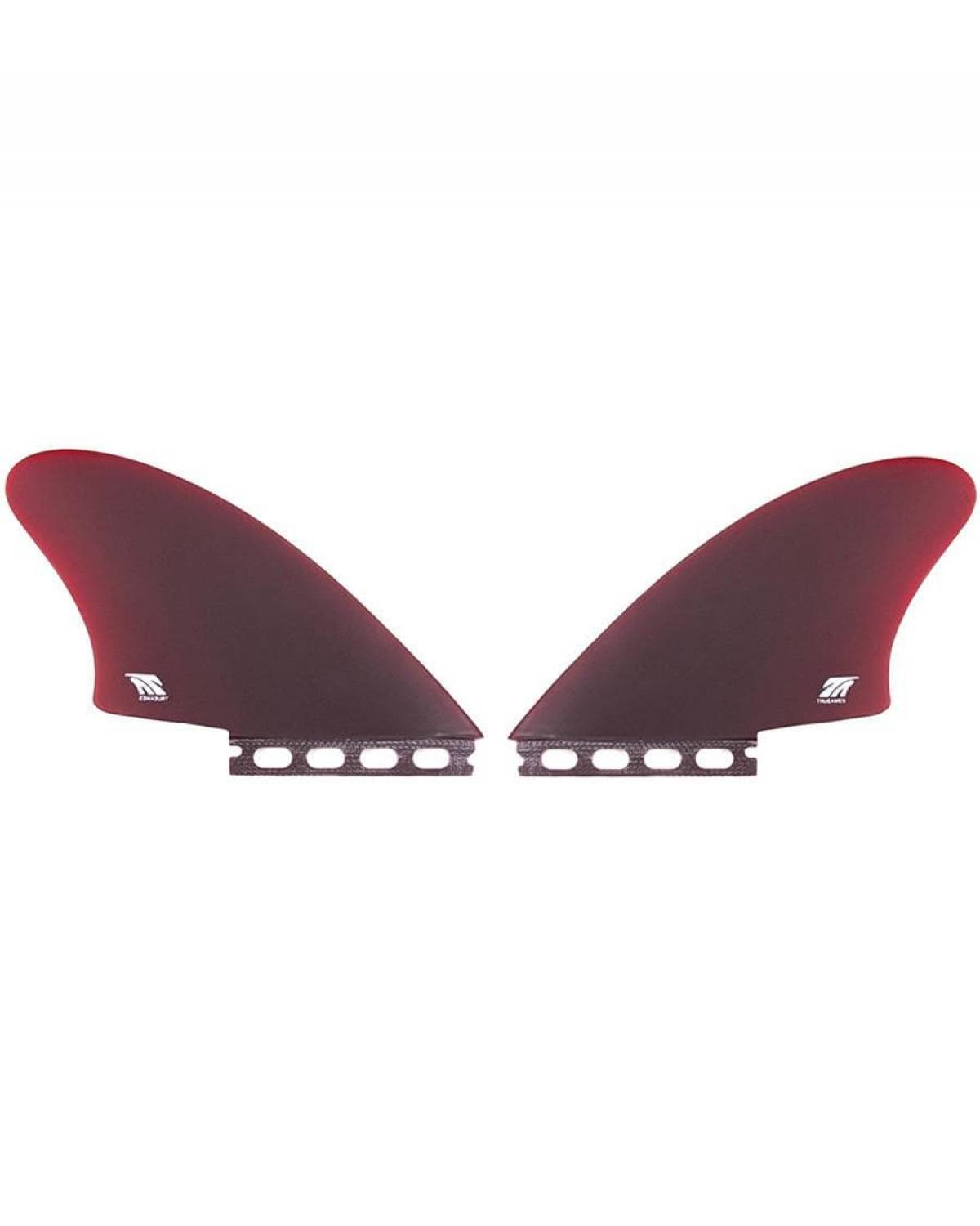 True Ames Hobie Fish Surfboard Fins - Red (Futures) 2 fins