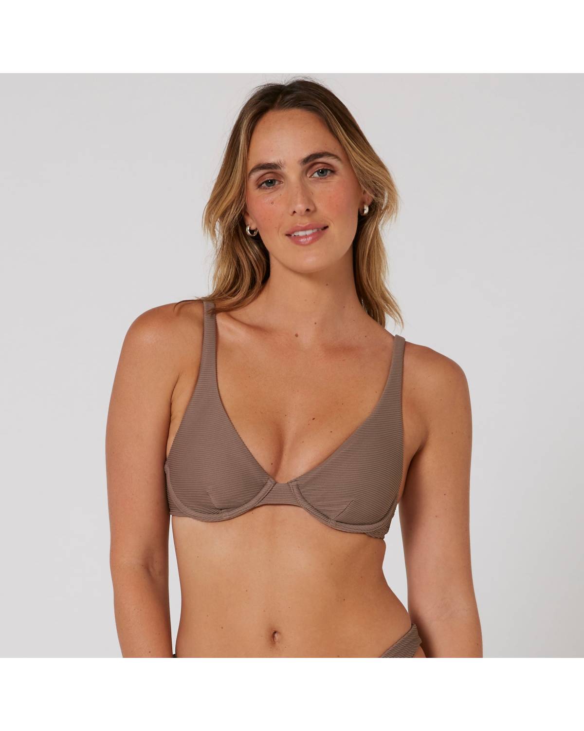 Hyams-Rib Bra Bikini Top