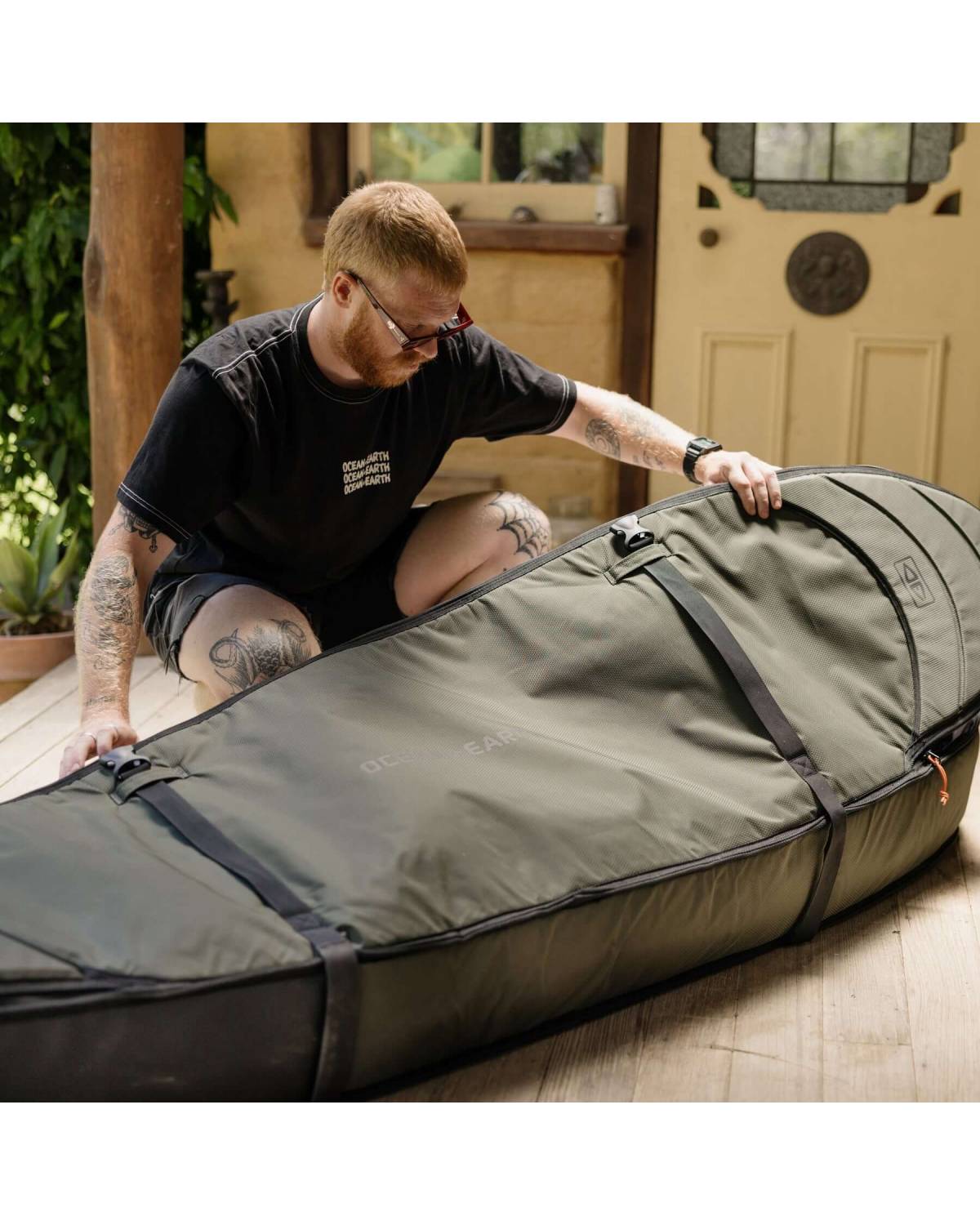 Hypa Fish/Short Travel Cover - 3 Board - Khaki