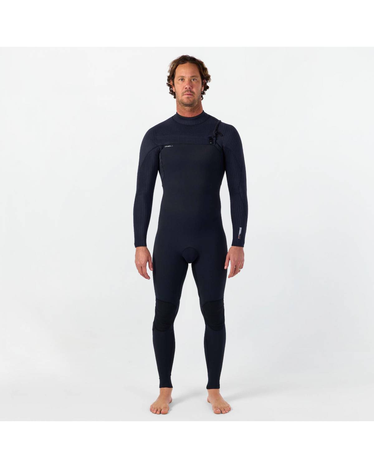 HyperFreak 3/2+ Steamer Chest Zip Wetsuit - Black