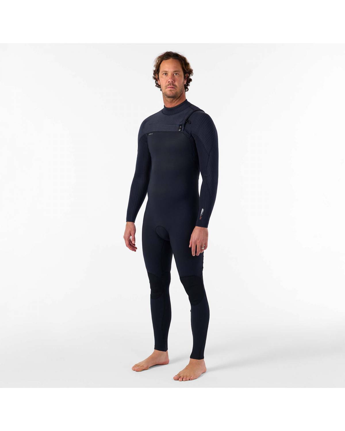 HyperFreak 3/2+ Steamer Chest Zip Wetsuit - Black