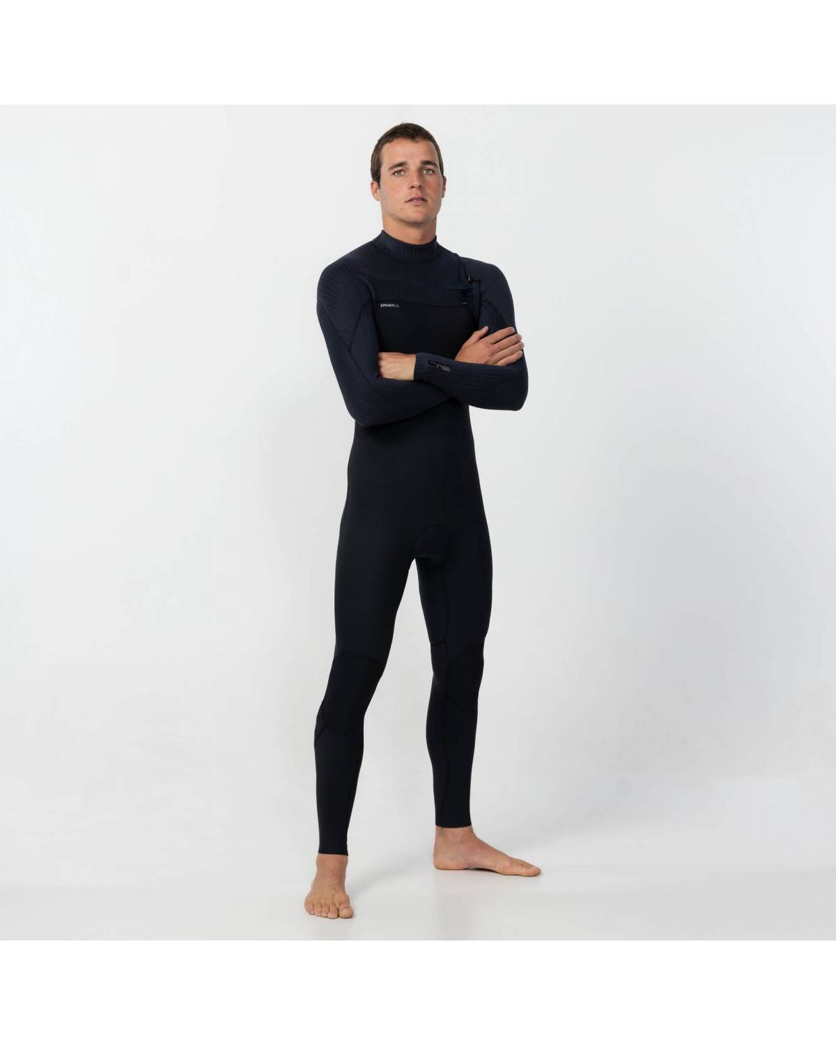 HyperFreak 3/2+ Steamer Chest Zip Wetsuit - Black