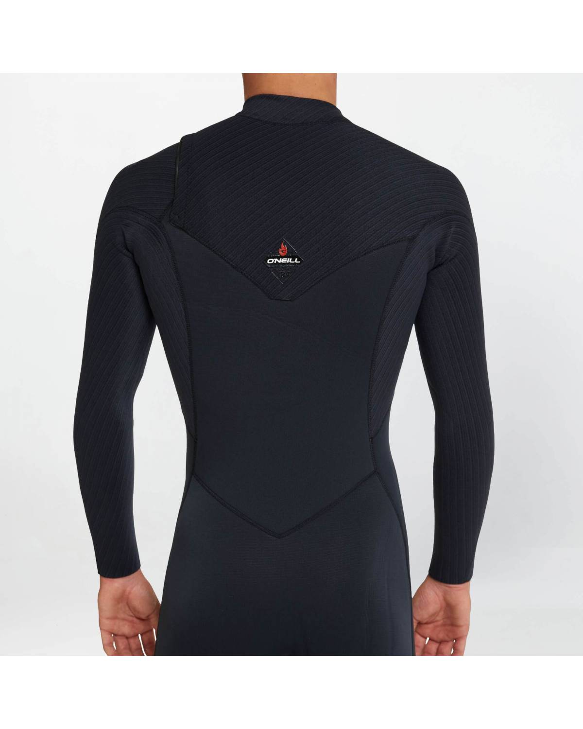 HyperFire 3/2mm Steamer Chest Zip Wetsuit - Black