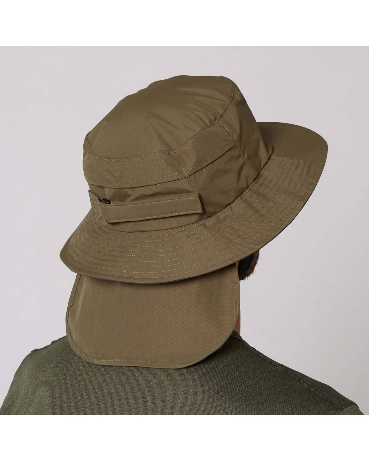 Indo Stiff Peak Surf Hat - Olive 