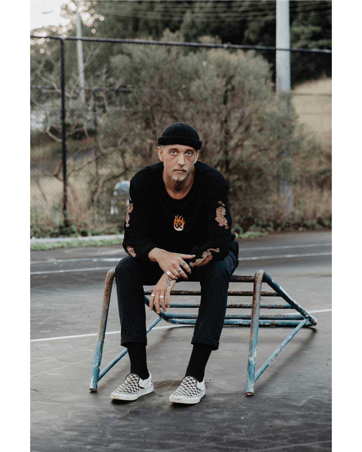 Inner Relm Bonfire Long Sleeve Hemp Tee 