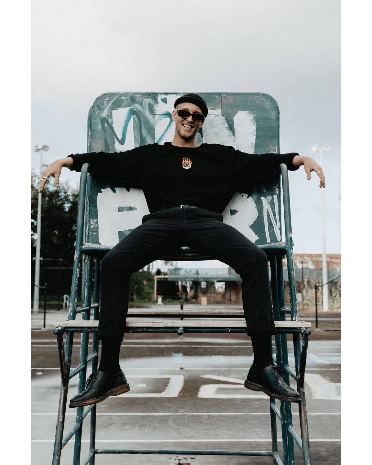 Inner Relm Bonfire Long Sleeve Hemp Tee 