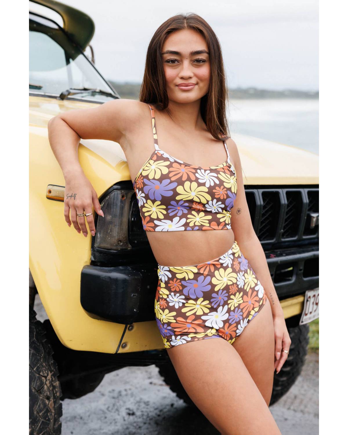 Confidence Shorts | Choc Flower