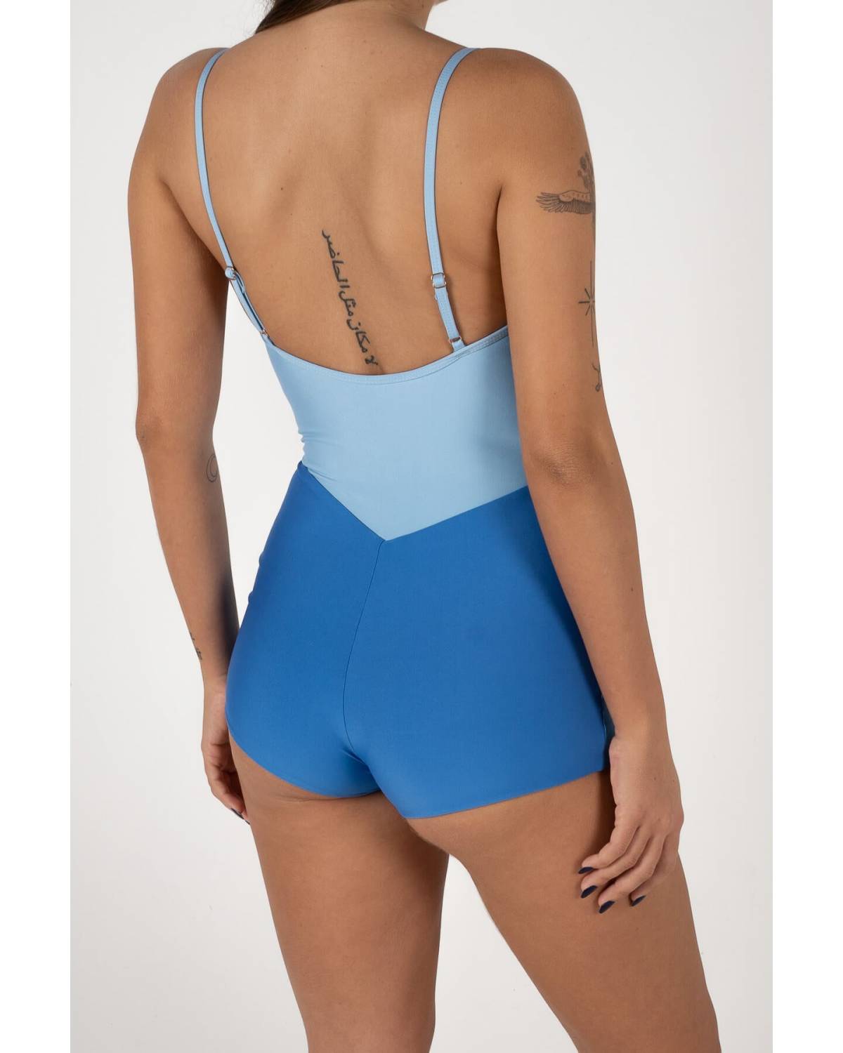 Beach pose surf suit