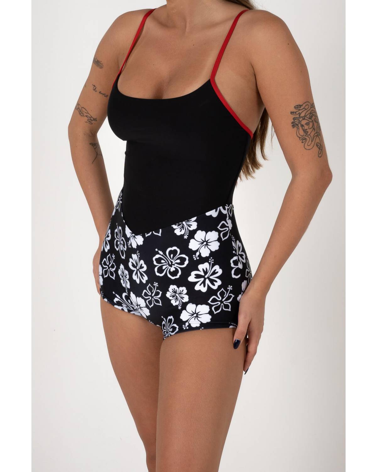 Side view surf suit