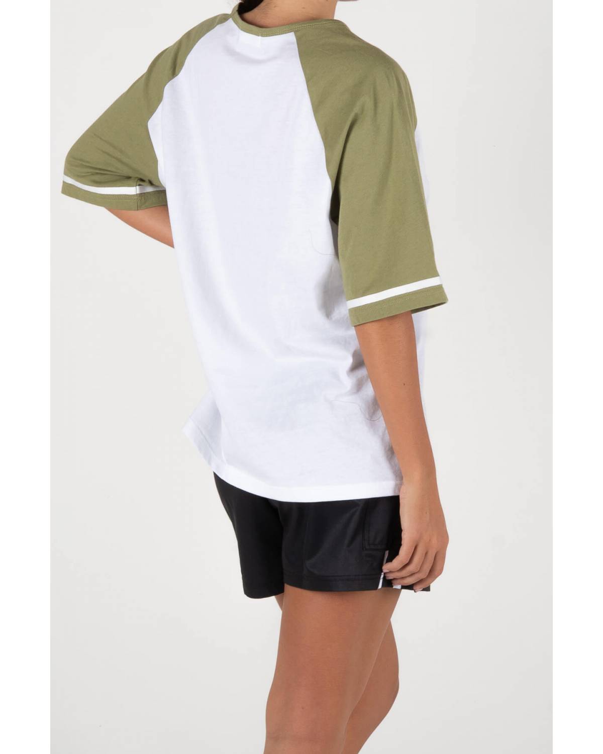 ChillZone Raglan Tee - White/green