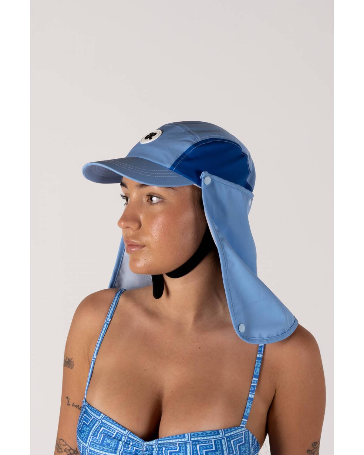 Side view with chin strap