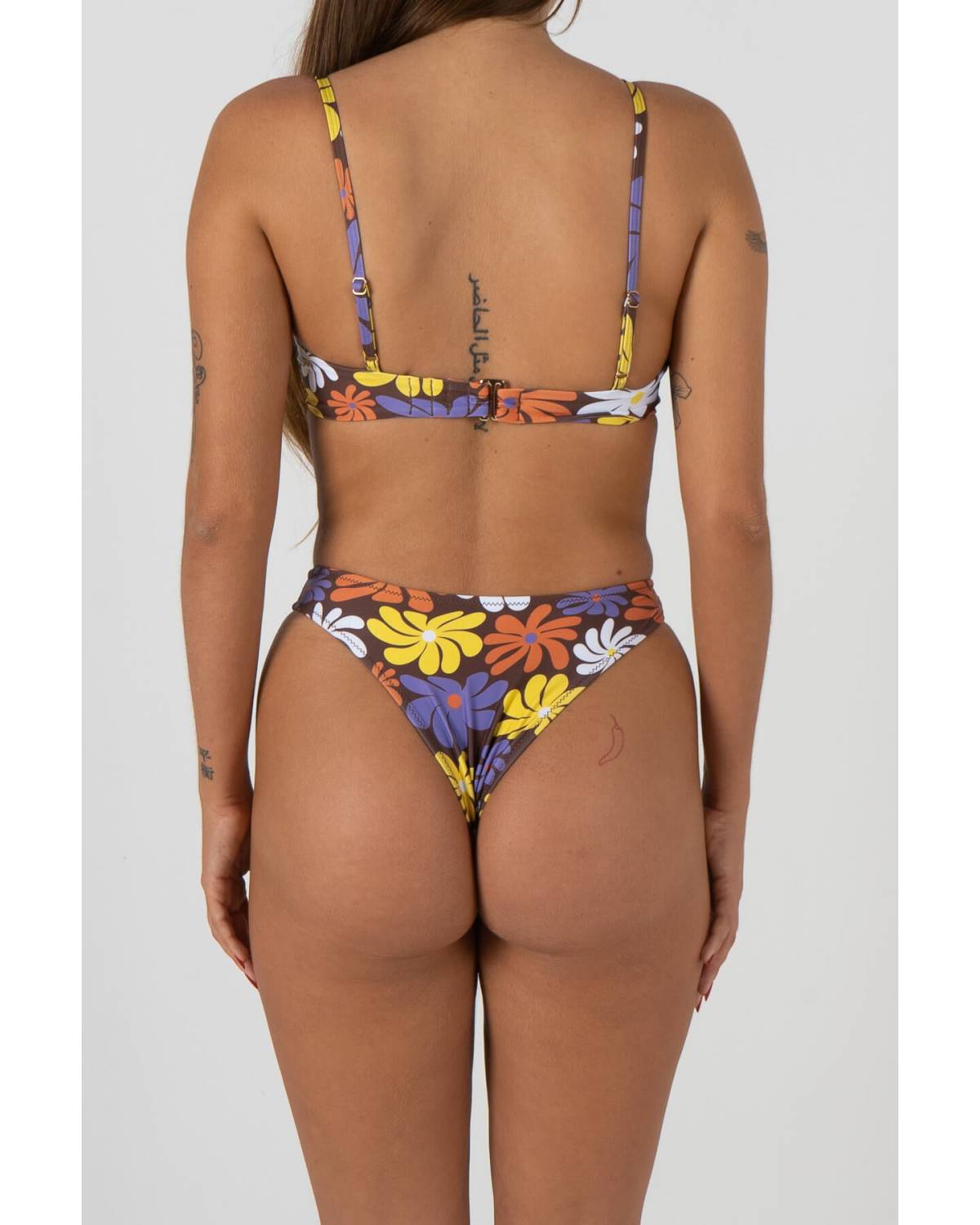 Front view of bikini bottoms