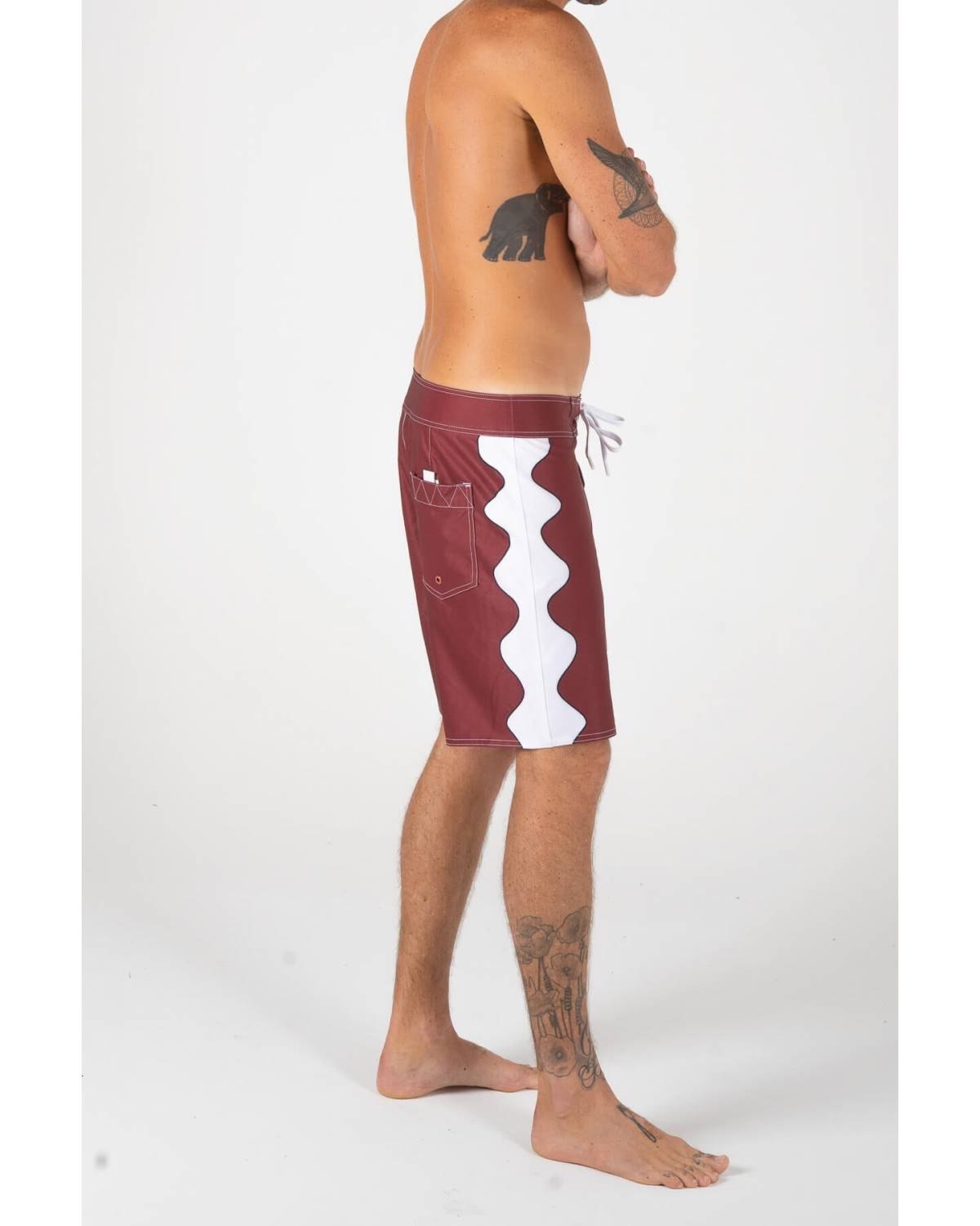 Swervy Trunks | Maroon