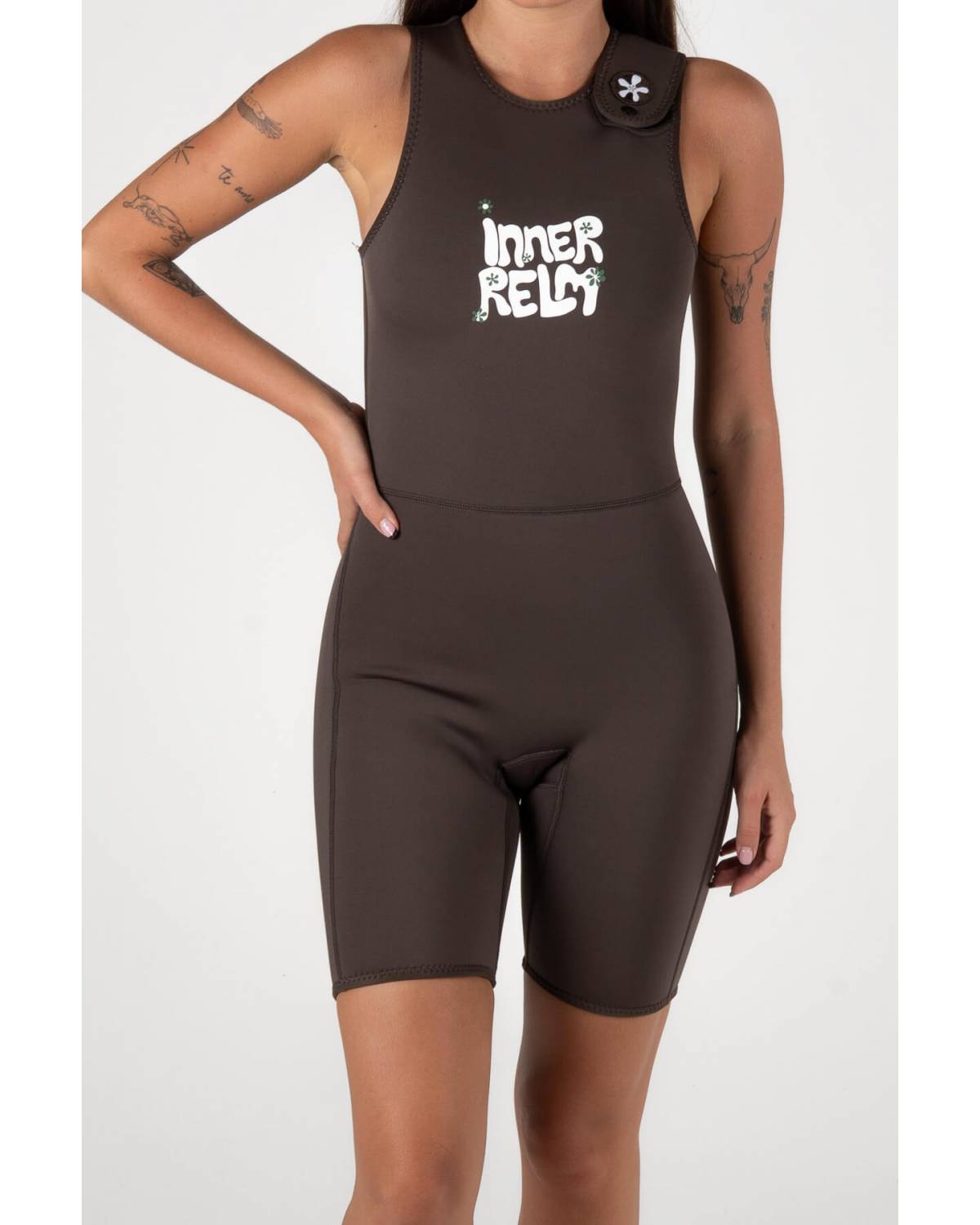 Brown wetsuit front view