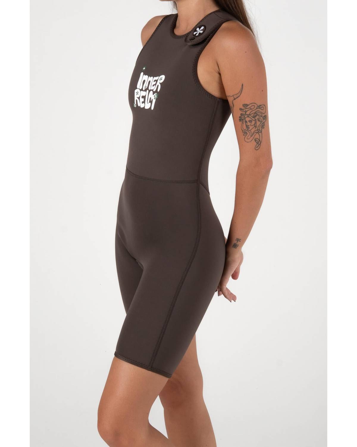 Green wetsuit front view