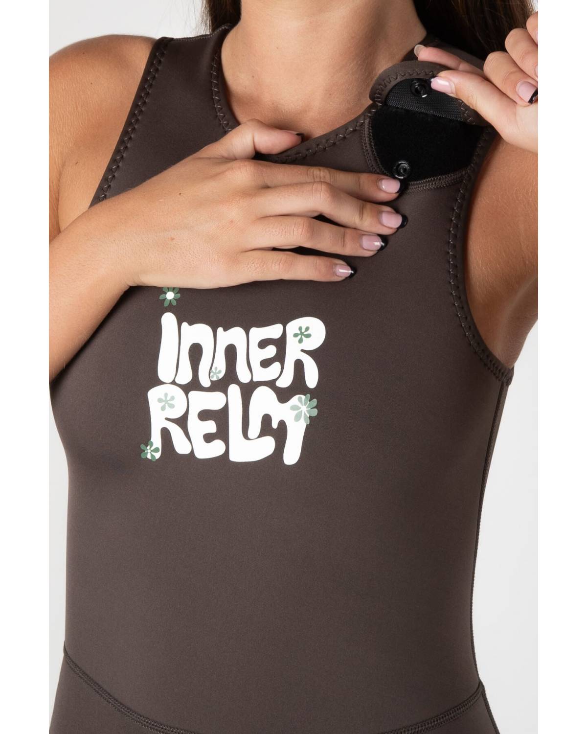 Brown wetsuit side view