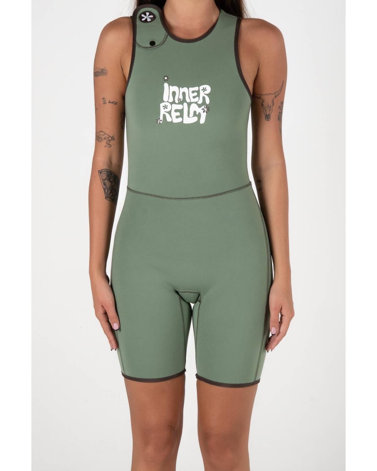 Brown wetsuit side view