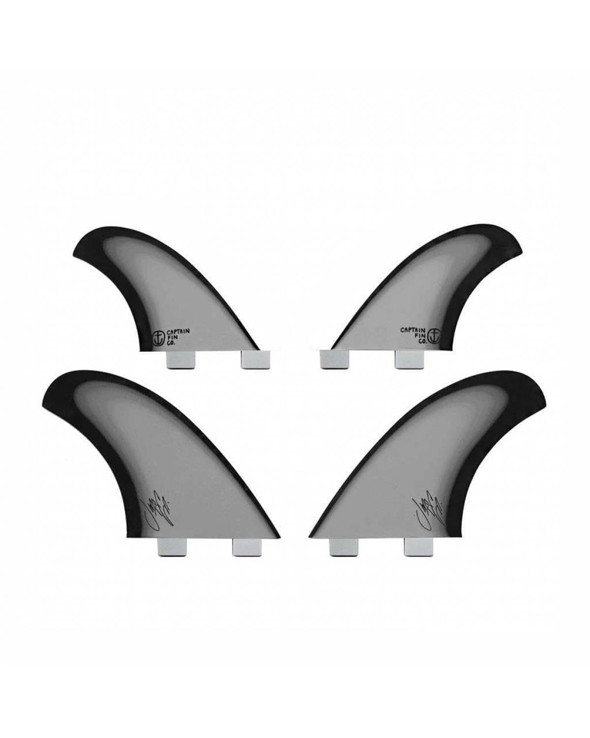 サーフィン・ボディボード CAPTAIN FIN JEFF MCCALLUM QUAD 5.17 Jeff McCallum Quad Pivot - Red - Single Tab - Captain Fin