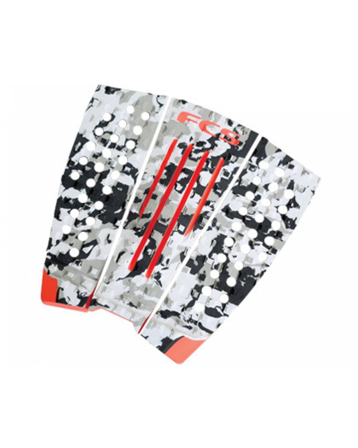 FCS Julian Wilson Grom Surf Traction Pad - Camo & Orange