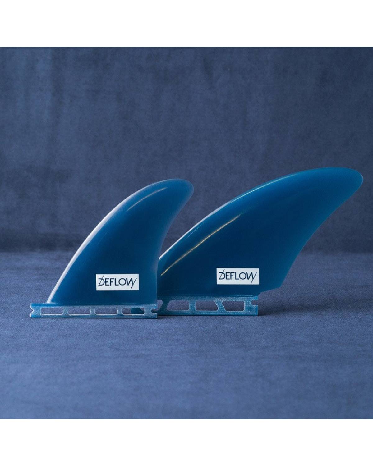 Bravosurf | DEFLOW QUAD FINS KEEL QUAD - FUTURES BASE  | Blue
