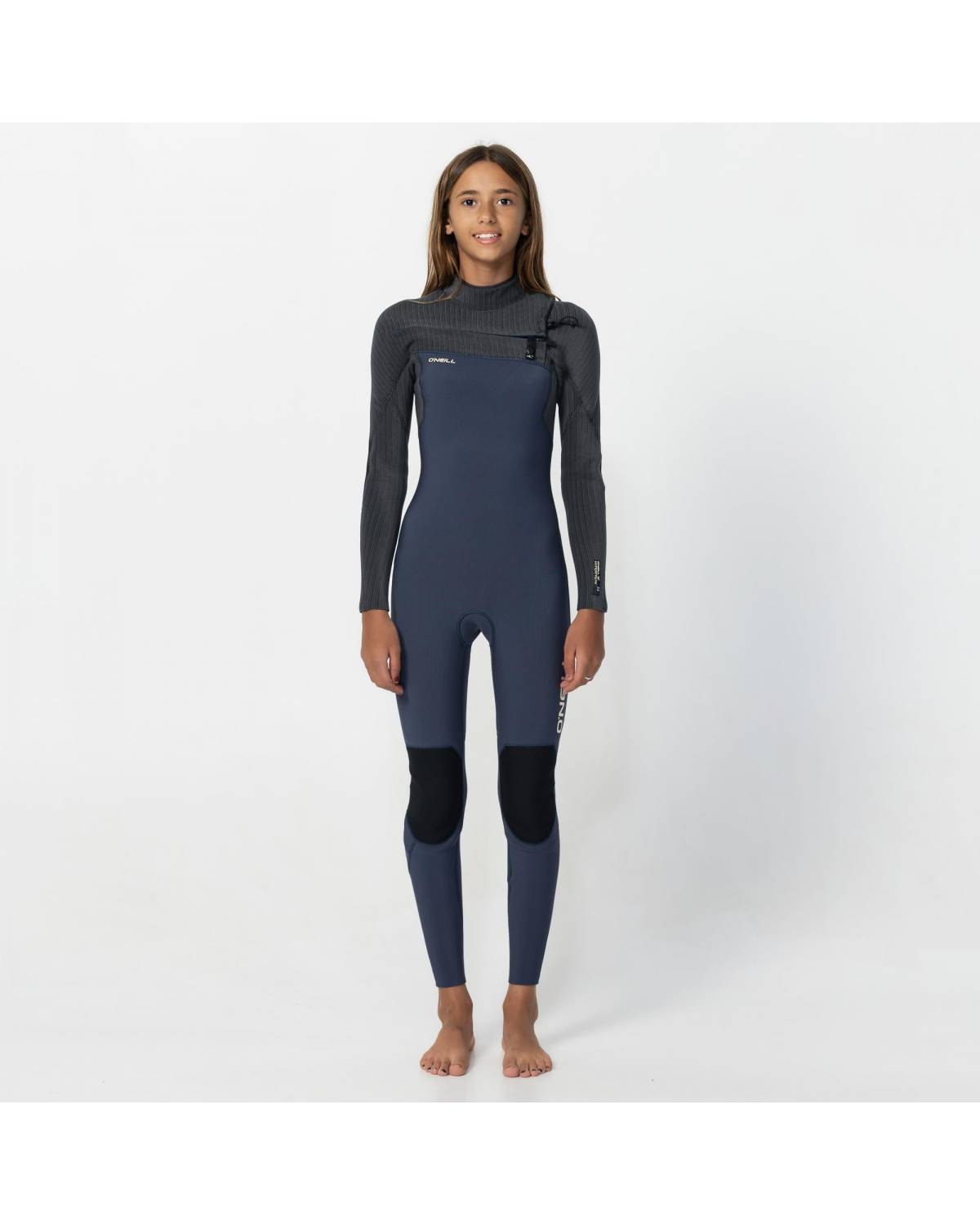 Kid's HyperFreak 3/2+ Steamer Chest Zip - Slate