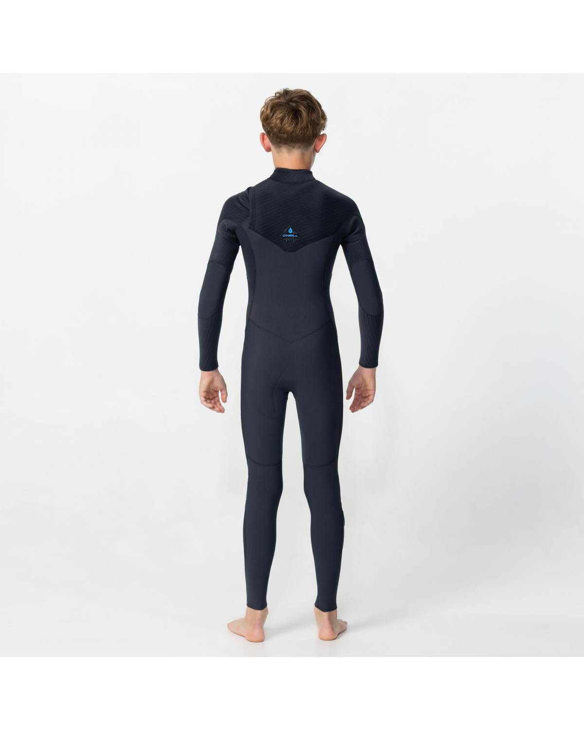 Boy's HyperFreak 4/3+ Steamer Chest Zip Wetsuit - Gunmetal