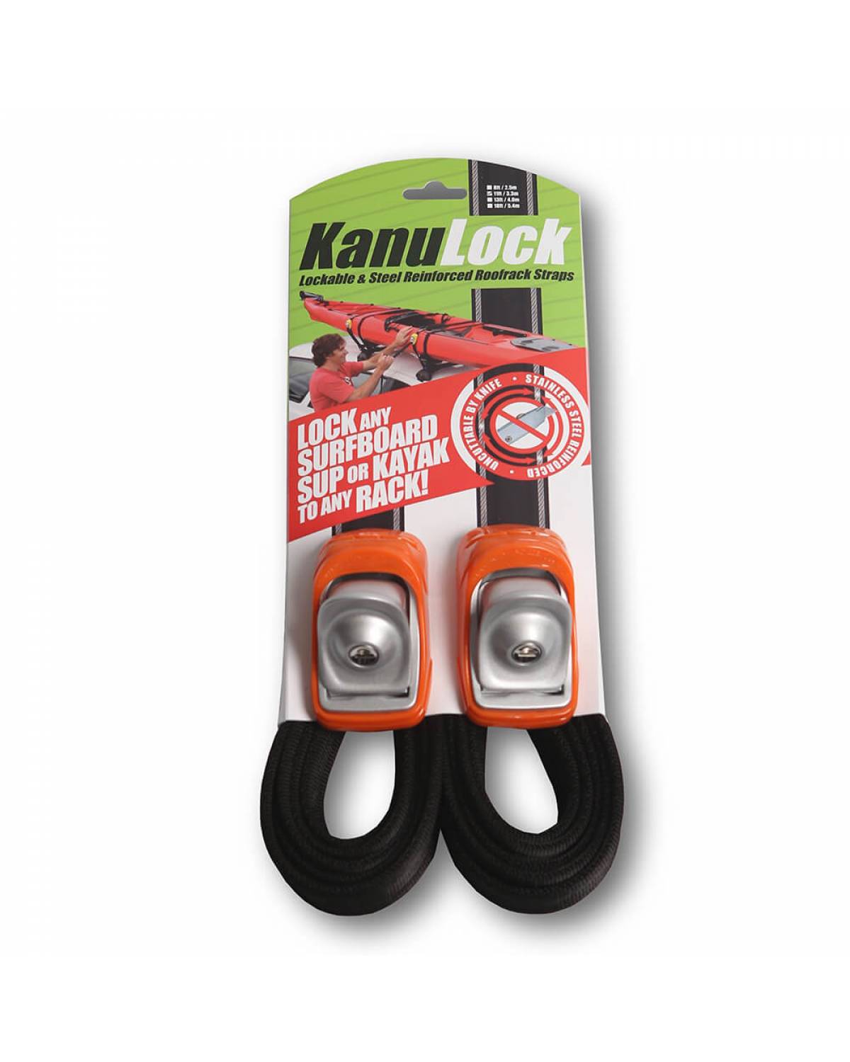 KanuLock Lockable Tiedown Straps