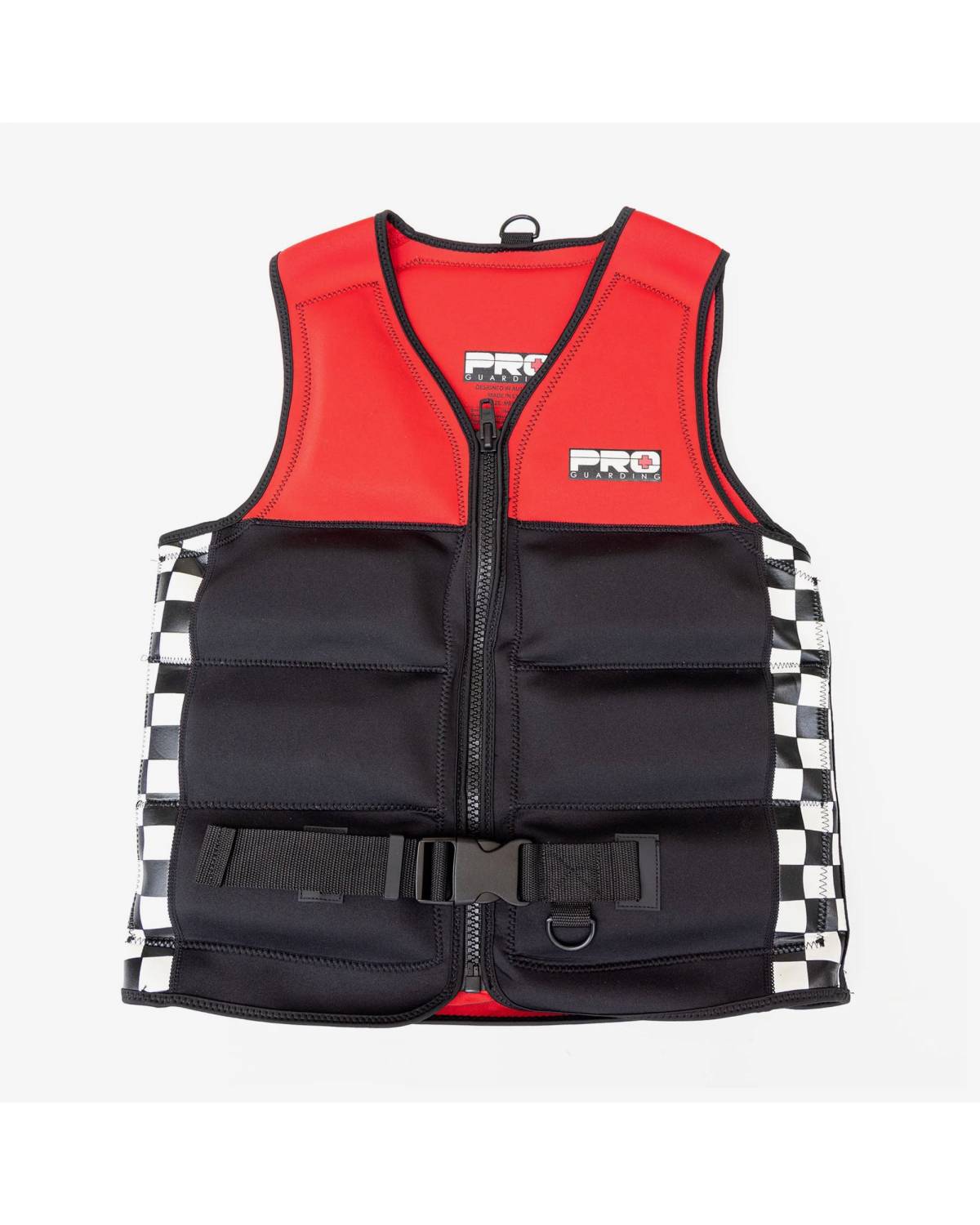 Jet Ski Life Vest - Black and Red