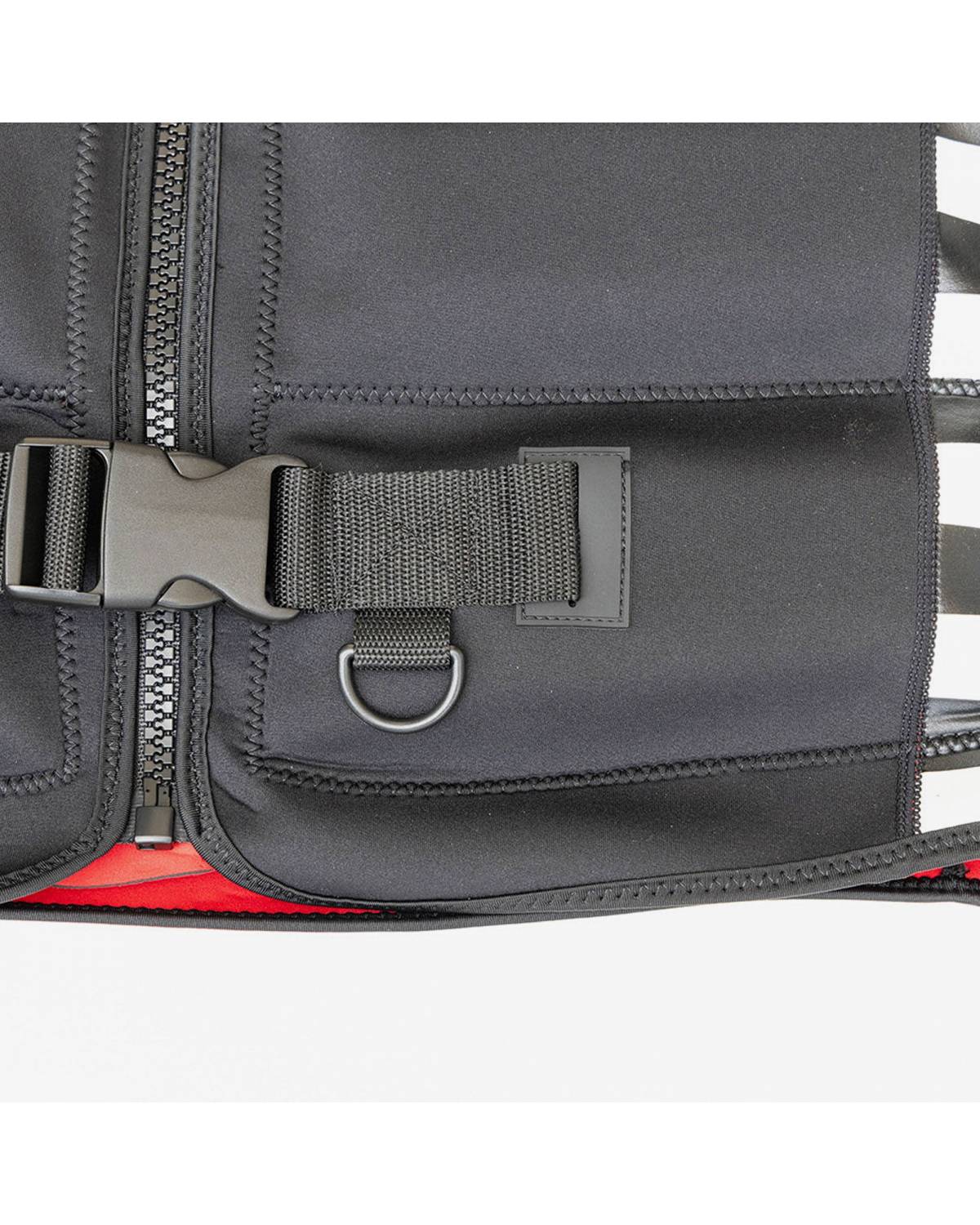 Jet Ski Life Vest - Black and Red