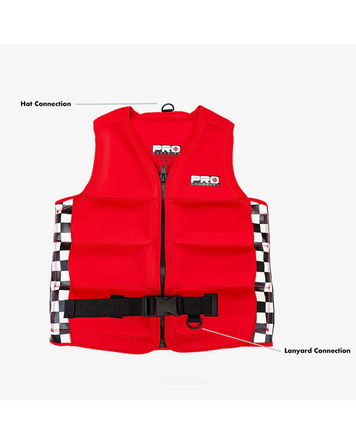 Jet Ski Life Vest - Solid Red