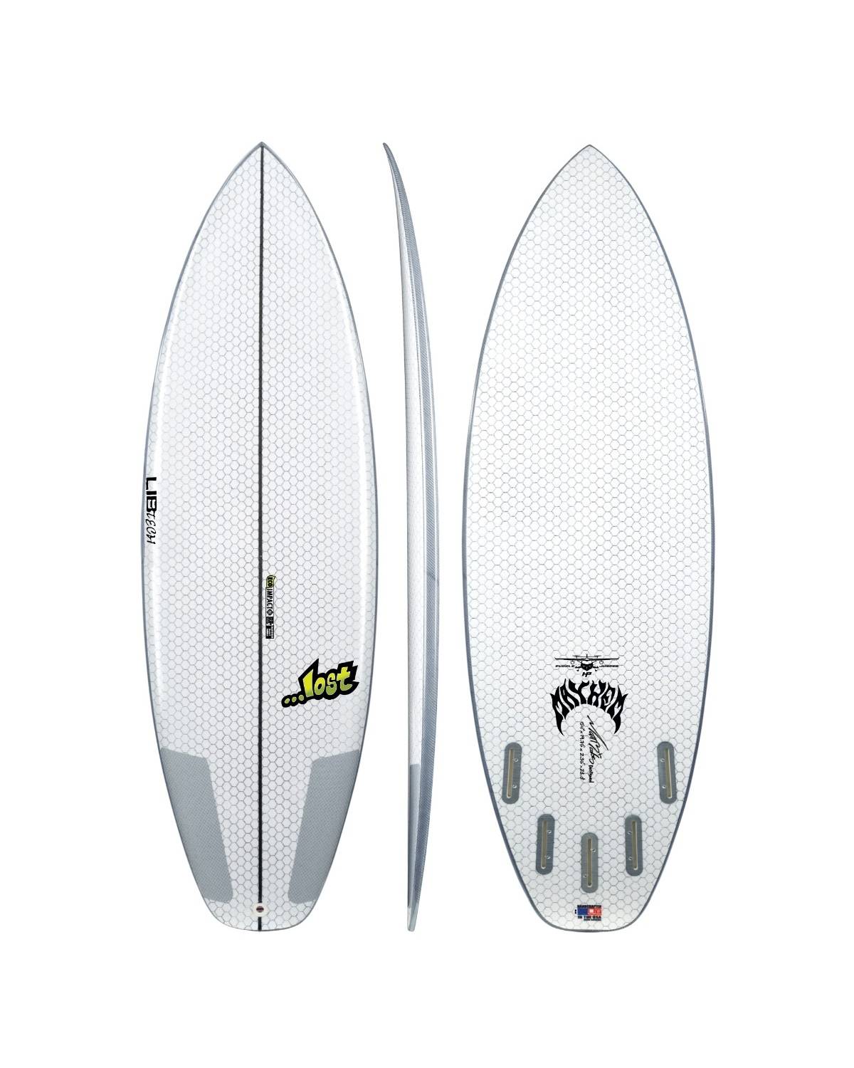 Puddle Jumper HP Libtech (Lost) - 6' 2" x 22 " x 2 3/4" x 42L - FCS II