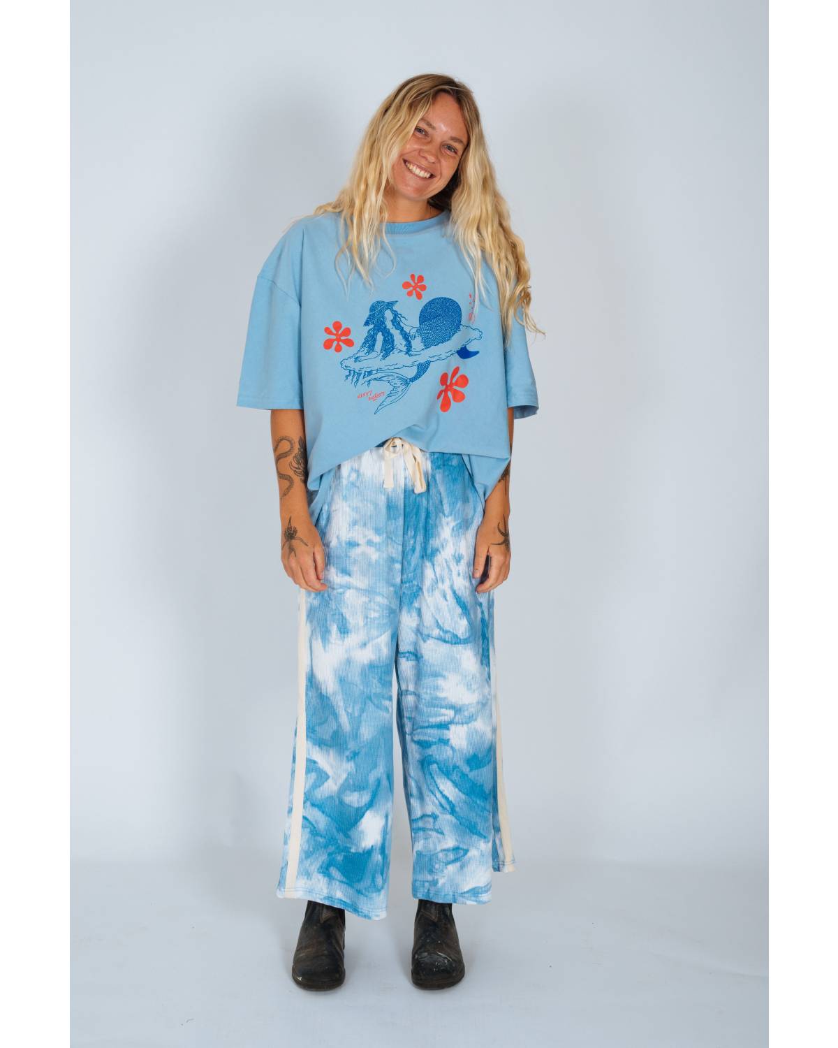 Lounge Pants in Cloud Tie Dye - Atmosea