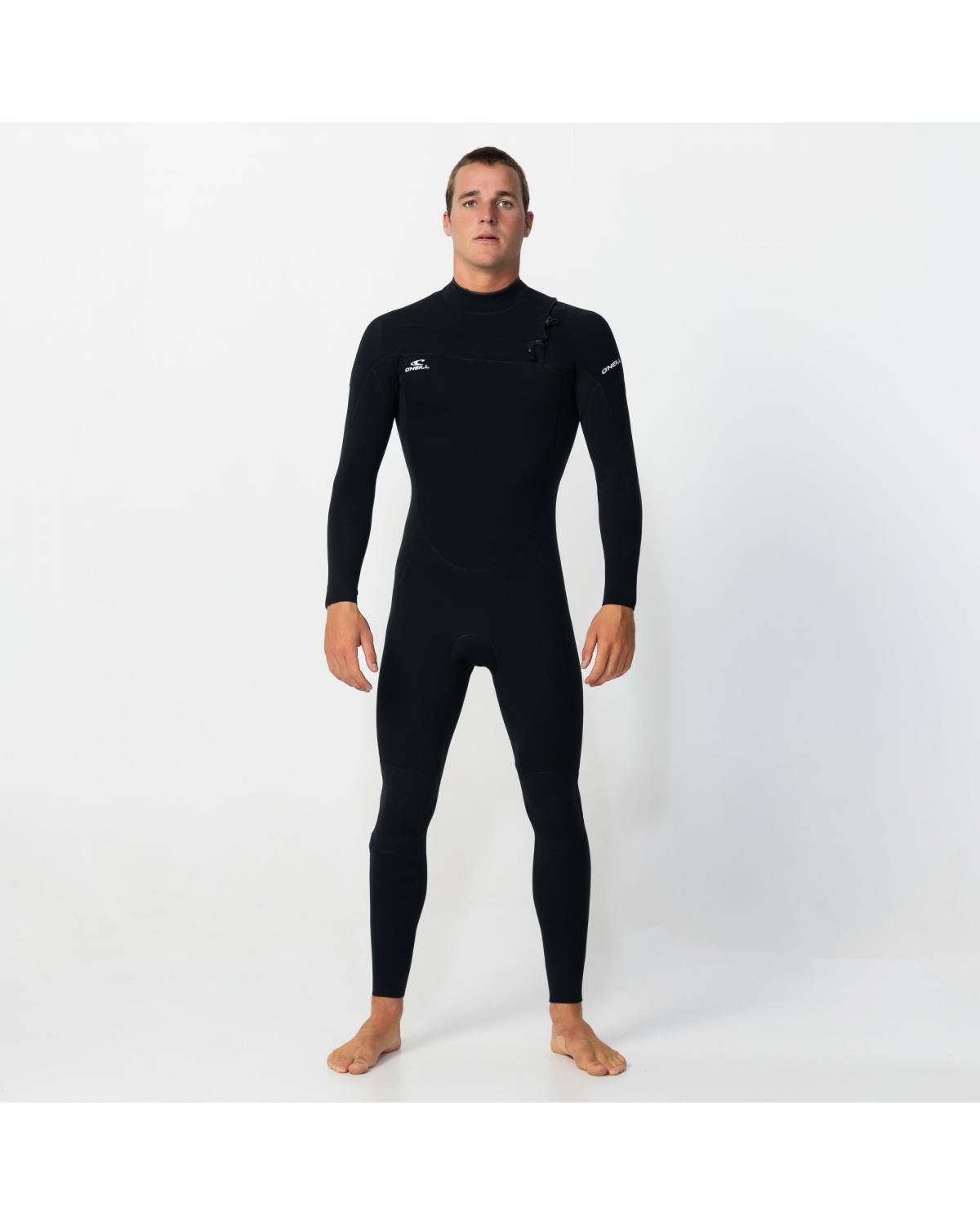 Men's Reactor 3/2mm GBS Steamer Chest Zip - Black