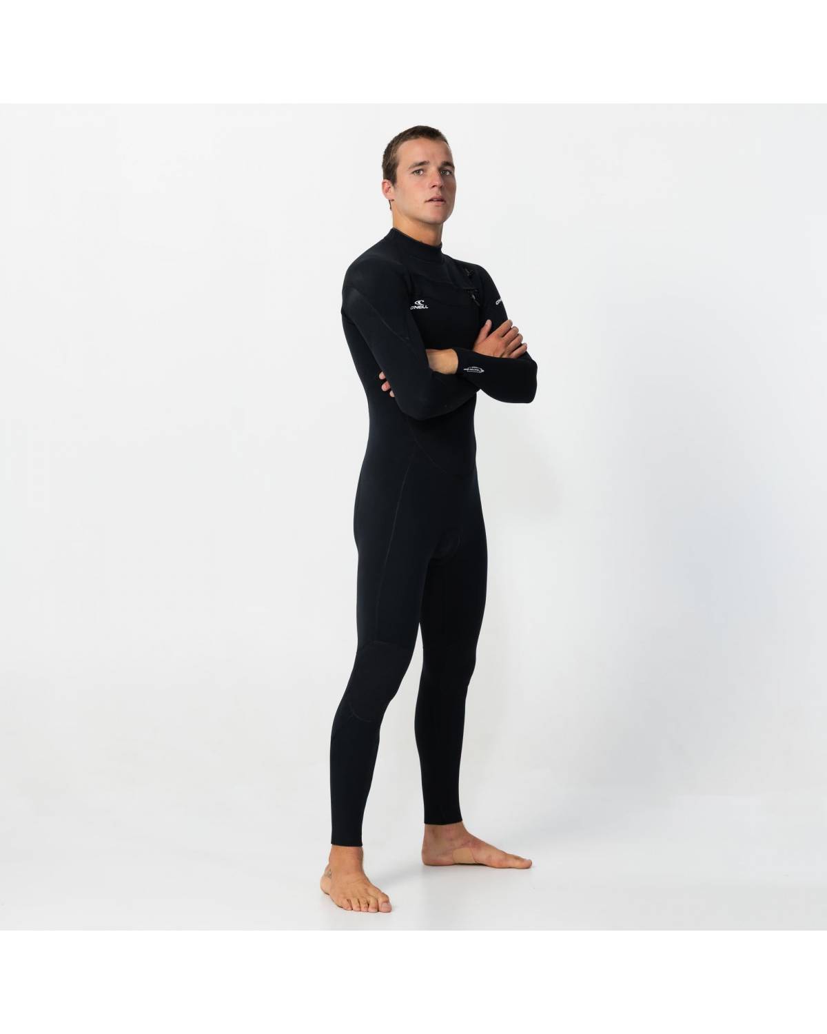 Men's Reactor 3/2mm GBS Steamer Chest Zip - Black