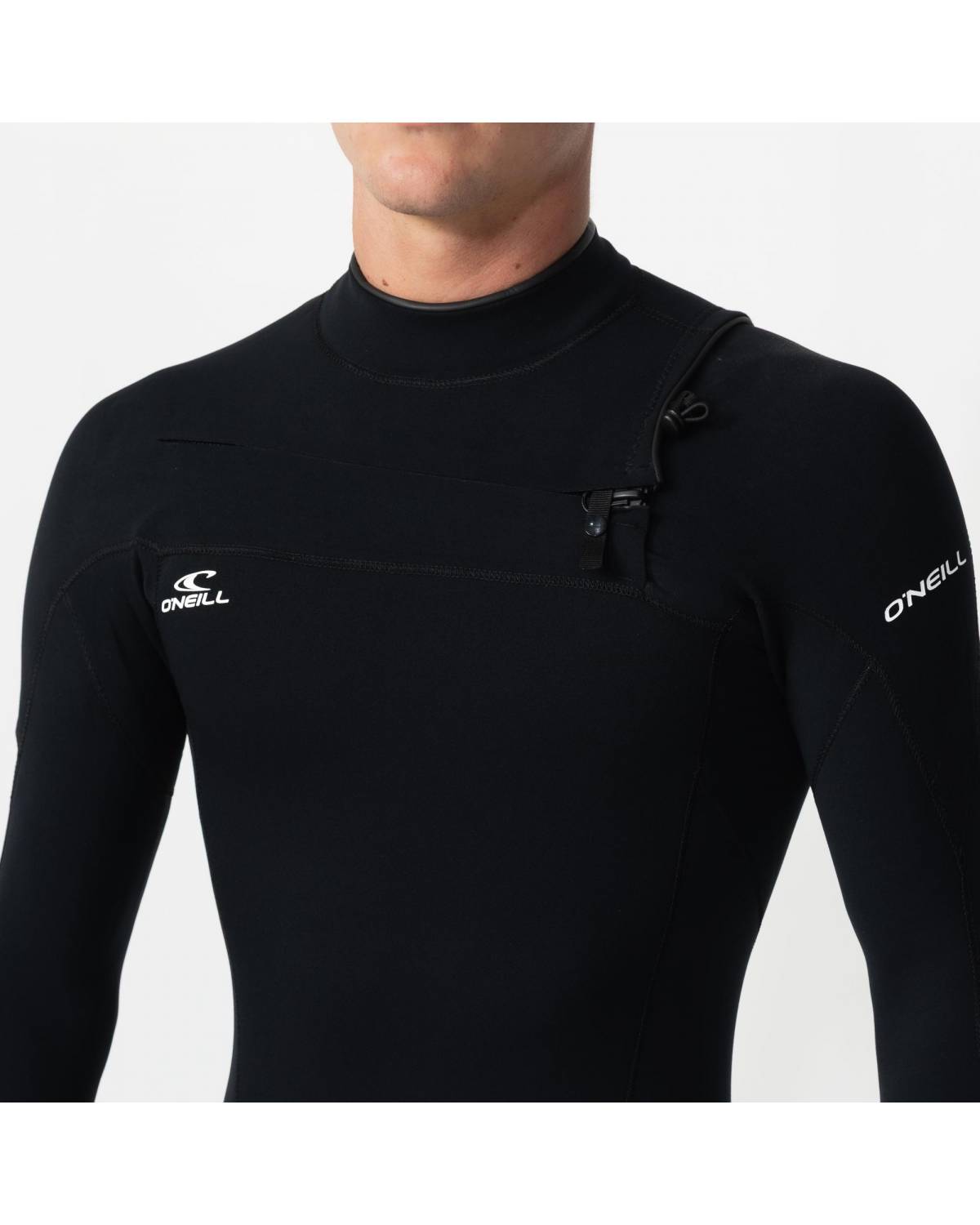 Men's Reactor 3/2mm GBS Steamer Chest Zip - Black