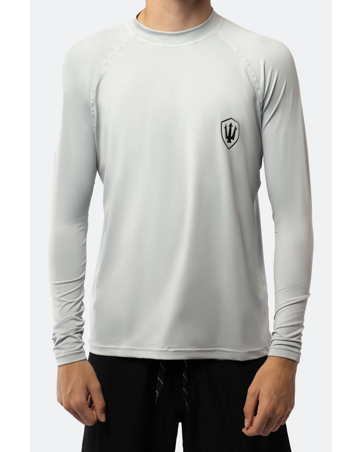 Mens L/S Relaxed Fit Rash Shirt - Smoke