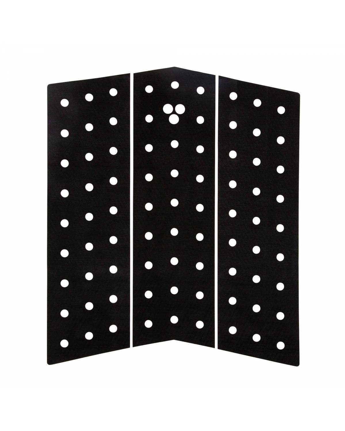 Gorilla Skinny Mid Deck Three Tail Pad-Black