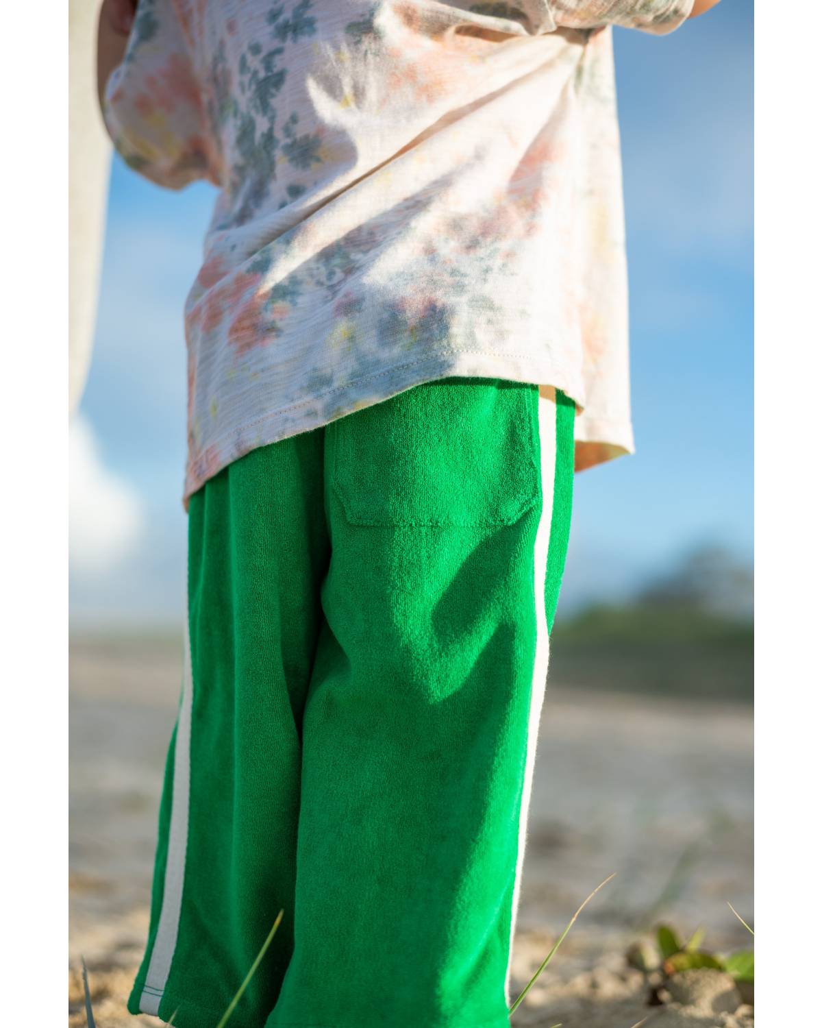 Back view of Mini Terry Pant