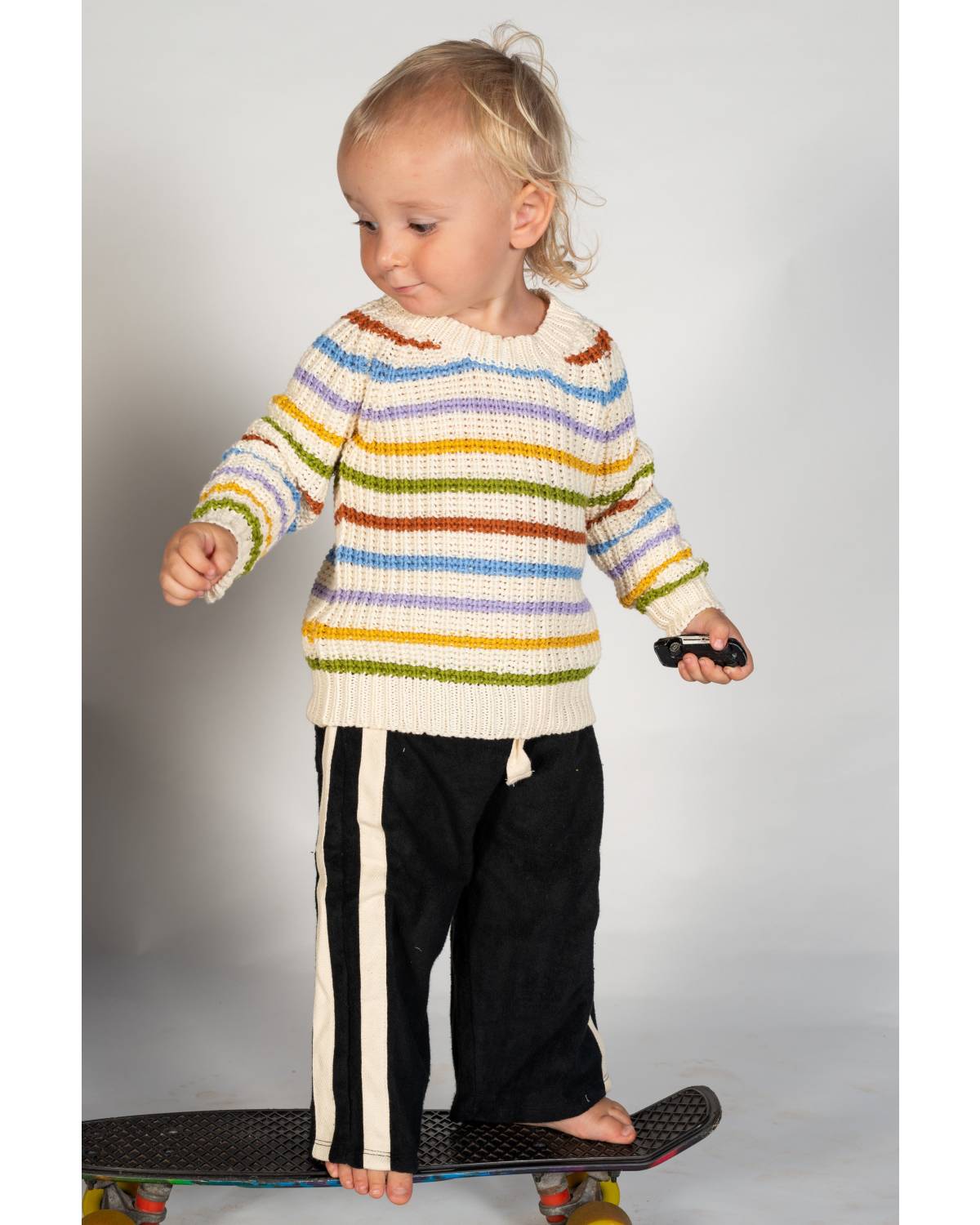 Mini Terry Pant in Black - Atmosea