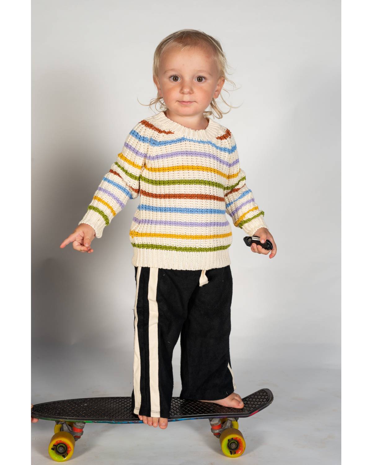 Mini Terry Pant in Black - Atmosea
