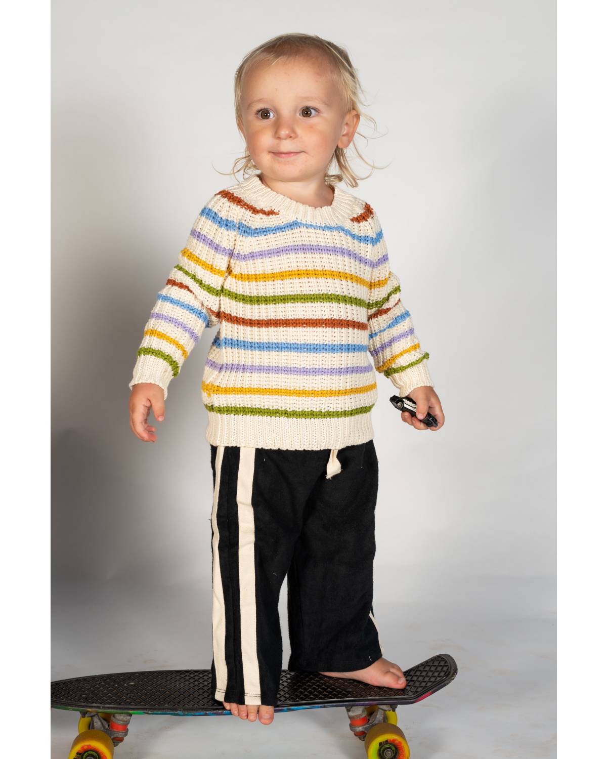 Mini Terry Pant in Black - Atmosea